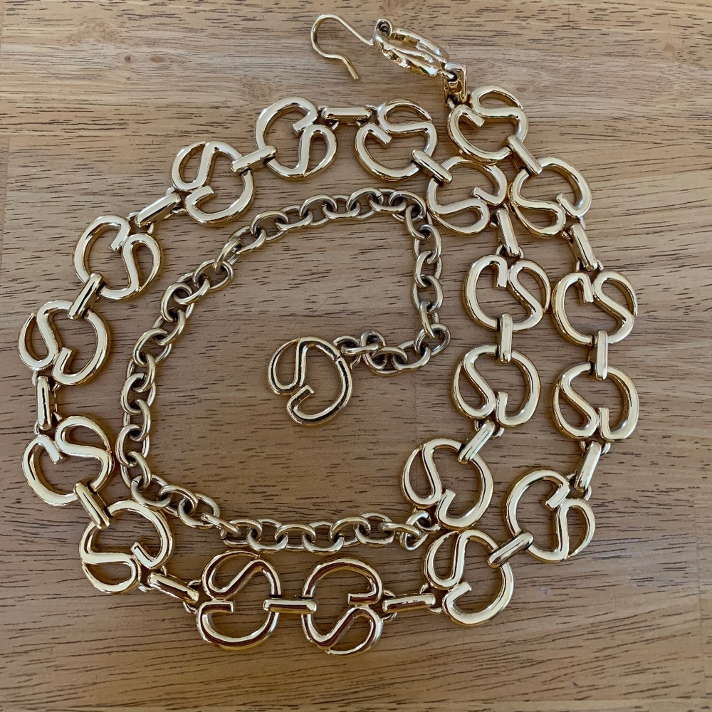 St John gold tone Metal belt